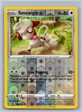 Carta Pokemon Smeargle 128/203 rara Evolving Skies Reverse Holo quasi nuova