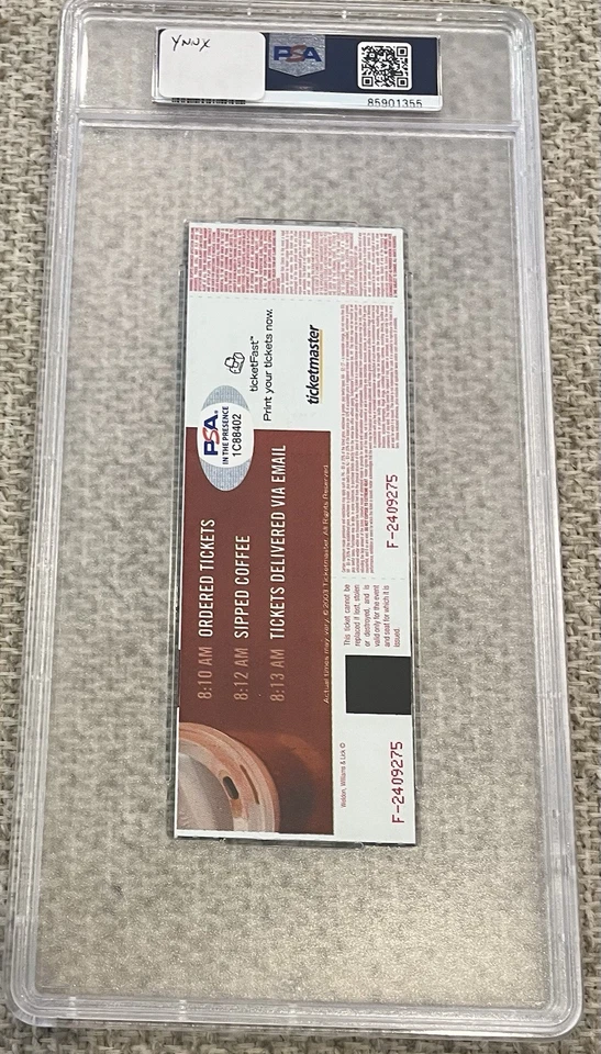 Kevin Garnett 2004 NBA Playoff Ticket Gem Autograph PSA/DNA 10 Rare Pop 1 - Image 4 of 4