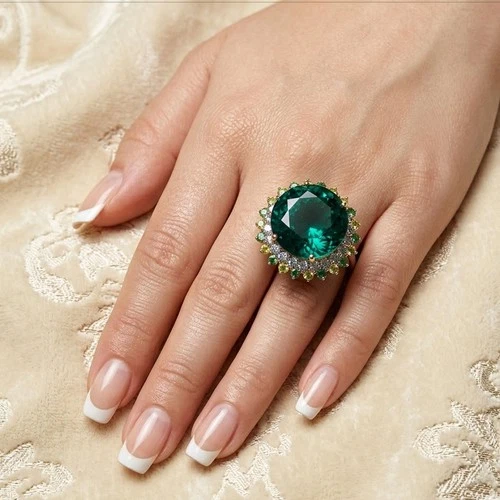 Estate Lagoon Blue Tourmaline 31.60Ct 925 Sterling Silver Rose Gold Rings Size 6