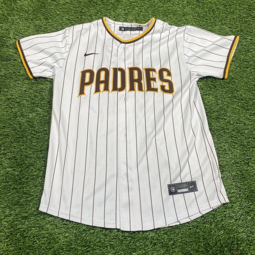 Fernando Tatis San Diego Padres Jersey Youth Medium Nike White #23 Pin Stripes