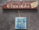 Bundle of 2x Chocolate & Gin themed wall plaques- 'Look'