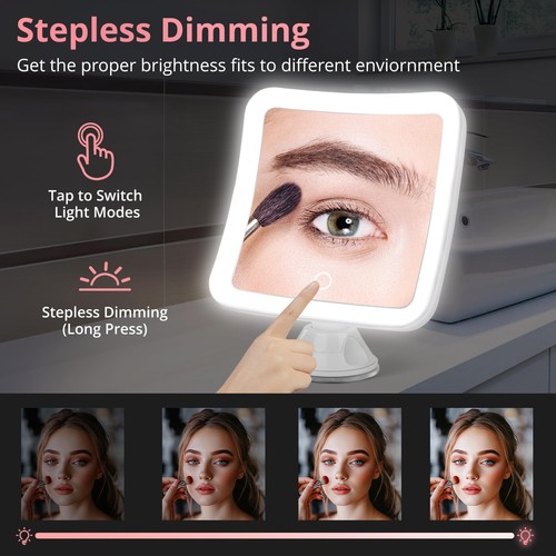 30X Lighted Magnifying Mirror - Upgraded Rechargeable Makeup Mirror with Ligh... - Picture 3 of 6