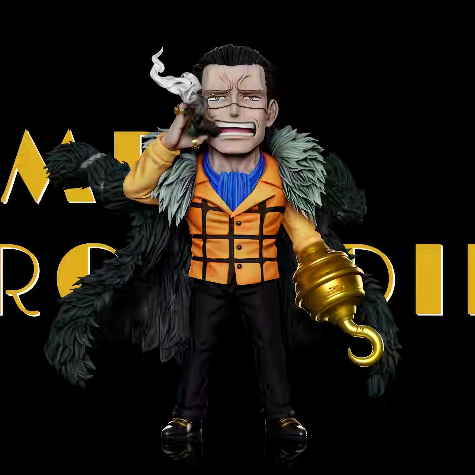 A+ Studio One Piece Sir Crocodile Modelo PU EN STOCK Pintado H8.6cm Anime WCF