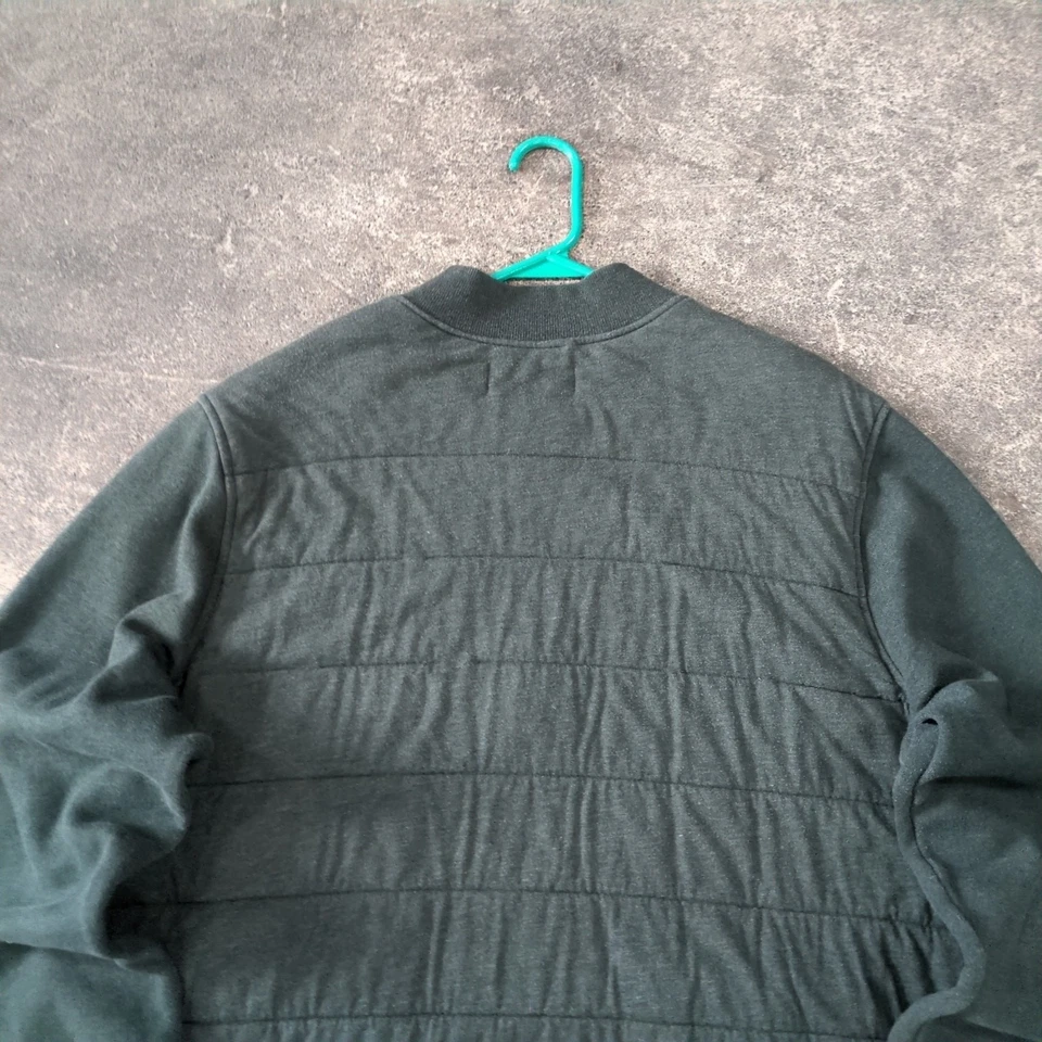 Vintage Structure Jacket Mens 2XL XXL Gray Full Zip Slim Fit Preppy Y2K Outdoor - Image 4 of 4