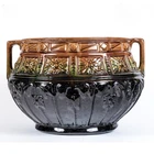 Large EARLY Roseville Art Pottery Majolica JARDINIERE