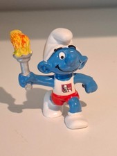 Schleich Smurf: 20030 OLYMPIC FLAME - Custom KFC Promo (Smurf)