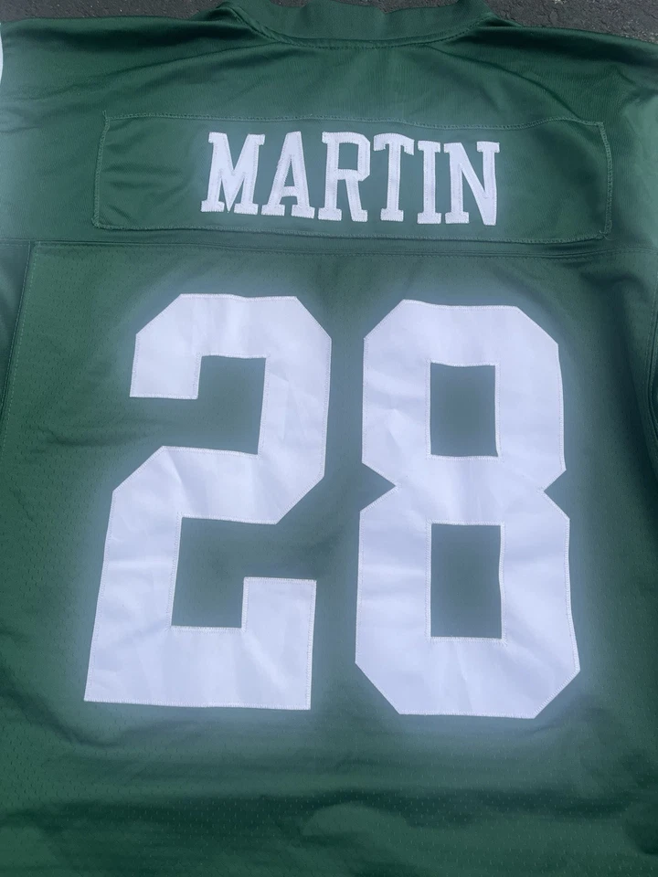 Camiseta deportiva vintage Reebok auténtica cosida Curtis Martin New York Jets talla L grande Foto 3 de 4