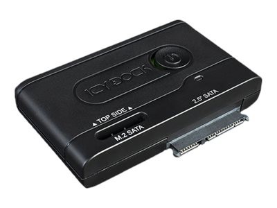 ICY BOX MB031U-1SMB USB Typ-C M.2 Schwarz CE Status RoHS REACH 5 Gbit/s La