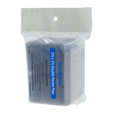 100 Pack Guardhouse 2.5x2.5 Coin Flips w/ Inserts - Unplasticized Vinyl