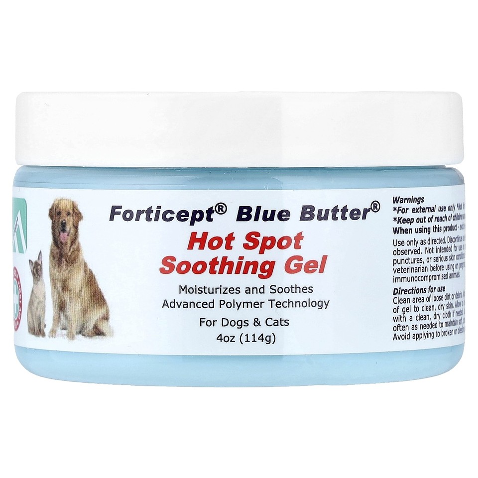 Blue Butter®, Hot Spot Soothing Gel, For Dogs & Cats, 4 oz (114 g)