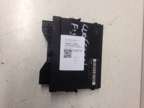 19628 Komfortsteuergerät MERCEDES-BENZ CLK (C209) A2098200326