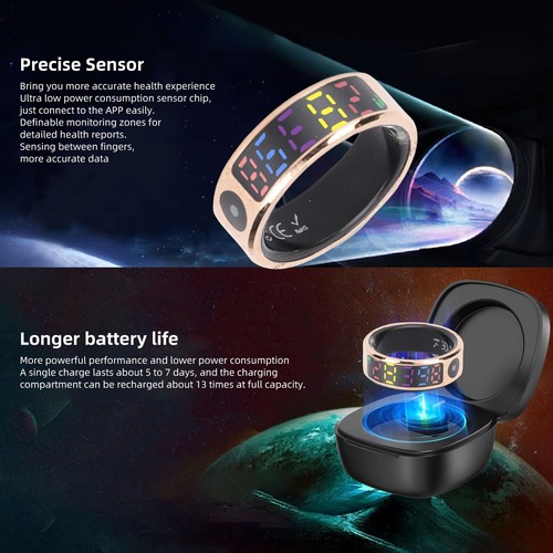 Montre intelligente pour femmes et hommes, tracker de fitness 5ATM