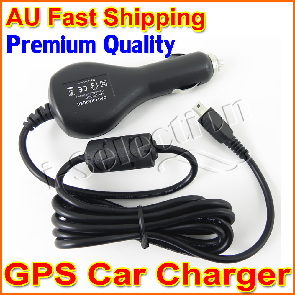 Premium GPS Car Charger for Navman MY660LMT EZY400LMT EZY360LMT
