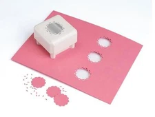 Martha Stewart Punch Around the Page ROSE WINDOW Flower