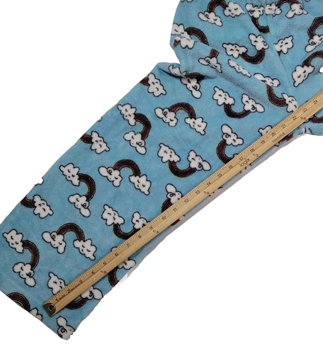 Pantalones de pijama Pixie Lane niñas 11/12 acogedores de felpa polar nube arco iris - Imagen 5 de 6