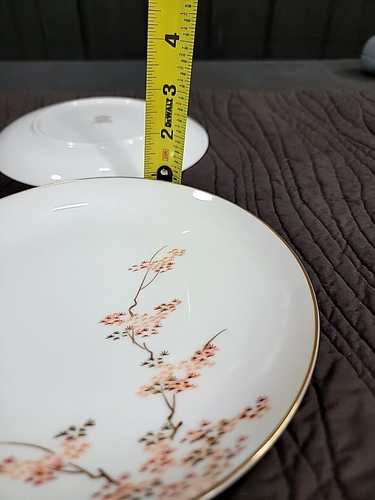 (4) Fukagawa Arita Salad Plates Side Hand Painted 905 Gold Maple Leaf Japan Set - Picture 18 of 19