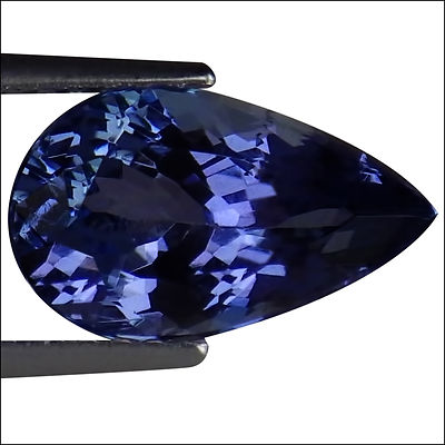 2.77 Ct A+ Natural D Block Tanzanite Medium Light Blue Violet Color ...