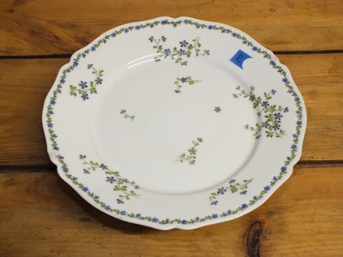 Coupe sur pied n2 en porcelaine de Limoges décor aux barbeaux par Martin Charles - Imagen 2 de 6