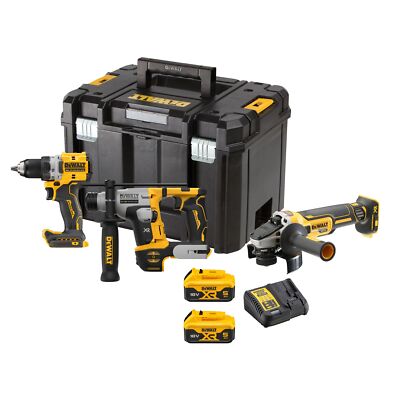 DeWALT Kombopack DCK355P2T: 3 Geräte, 2 Akkus 18 Volt/5 Ah, Ladegerät und TSTAK