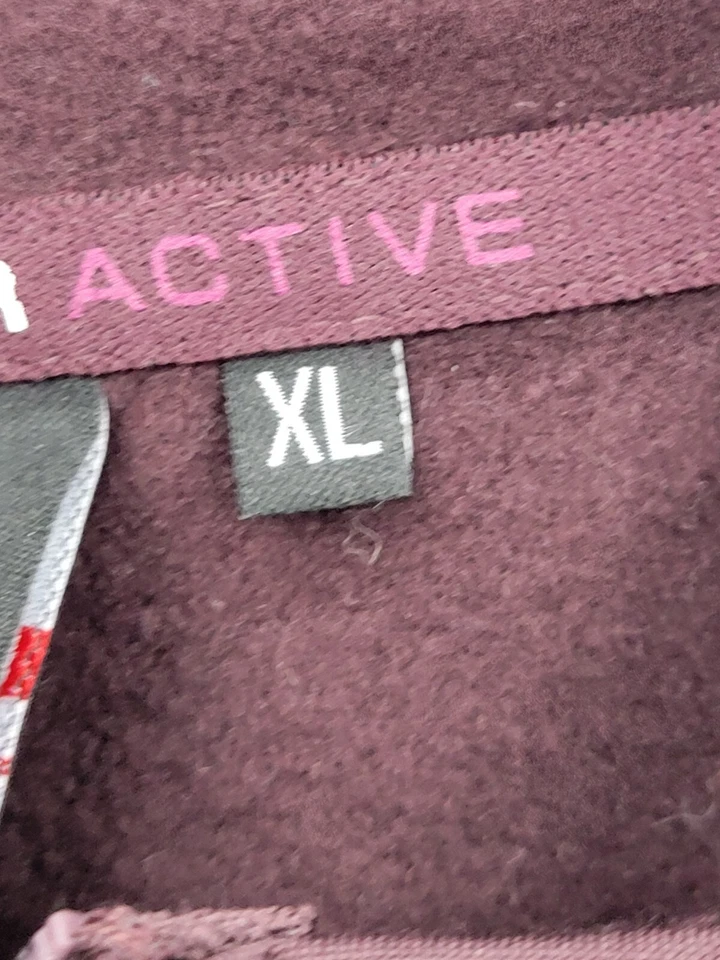 Chaqueta Spyder Active para mujer XL granate con capucha cremallera ropa deportiva bolsillos al aire libre Foto 4 de 4