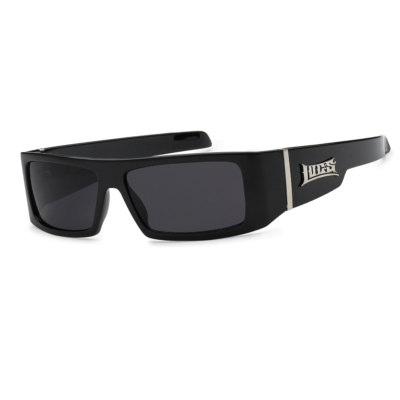 Locs Mens Sunglasses Free Pouch Shiny Black LC67