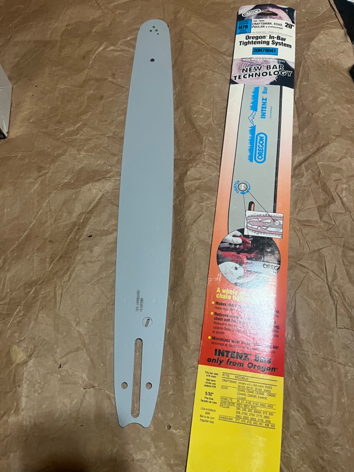 NOS vintage chainsaw oregon 20” bar #20h78041 Poulan echo Homelite ...