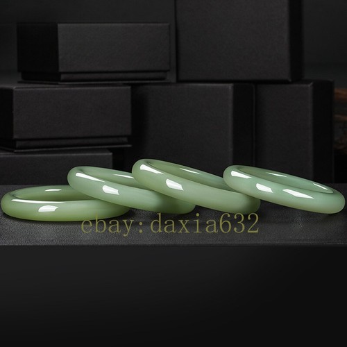 Bracciale tondo sottile blu verde lago giada hotan naturale · - Foto 3 di 6