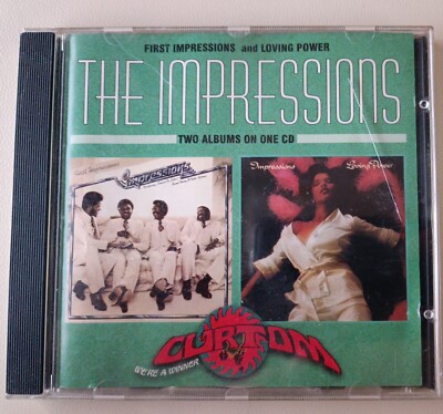 CD MUSICA FUNK SOUL Impressions - First Impressions / Loving Power UK 1997