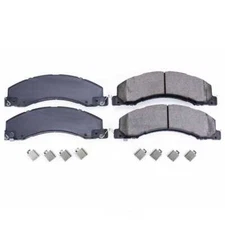 Disc Brake Pad Set-Z17 Low-Dust Ceramic Brake Pads with Hardware Power Stop