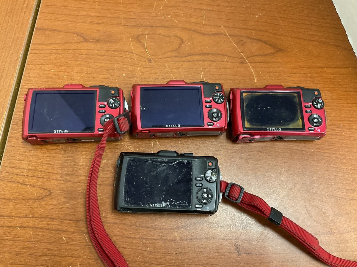 LOT 4 Olympus Tough TG-4 Camera 4x Optical Zoom (FOR PARTS) | eBay