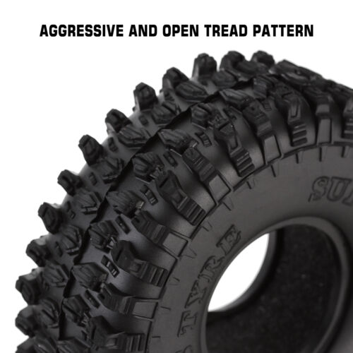 INJORA 4PCS 1.9" 120*42mm Rubber Tires Tyres for 1/10 RC Crawler - Picture 3 of 10