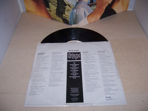 STYX- PIECES OF EIGHT- 1978 ROCK 12" LP 33 RPM, A&M R 130395 (EX) - Picture 7 of 9