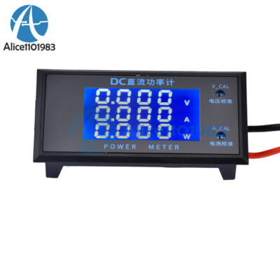 DC 8-12V 0-10A LCD 3-Digital Voltage Current Meter LCD Voltmeter Ammeter Tester