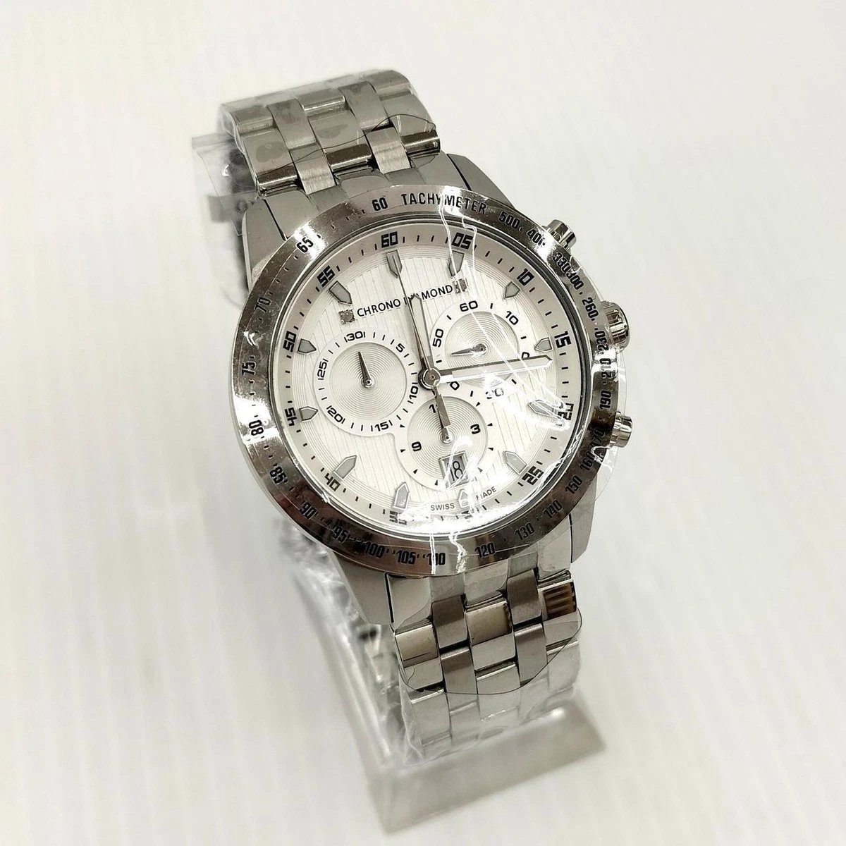 CHRONO DIAMOND 12100 Quartz Analog Men s Wrist Watch