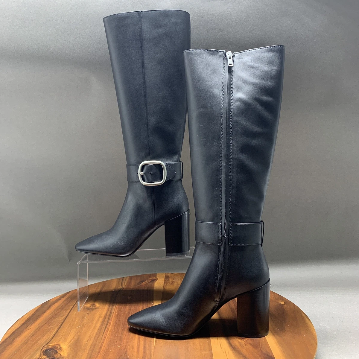 Coach high store heel boots