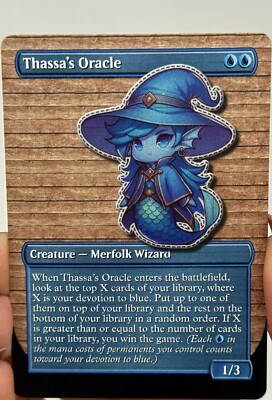 Thassa's Oracle Proxy Card with Custom designed art