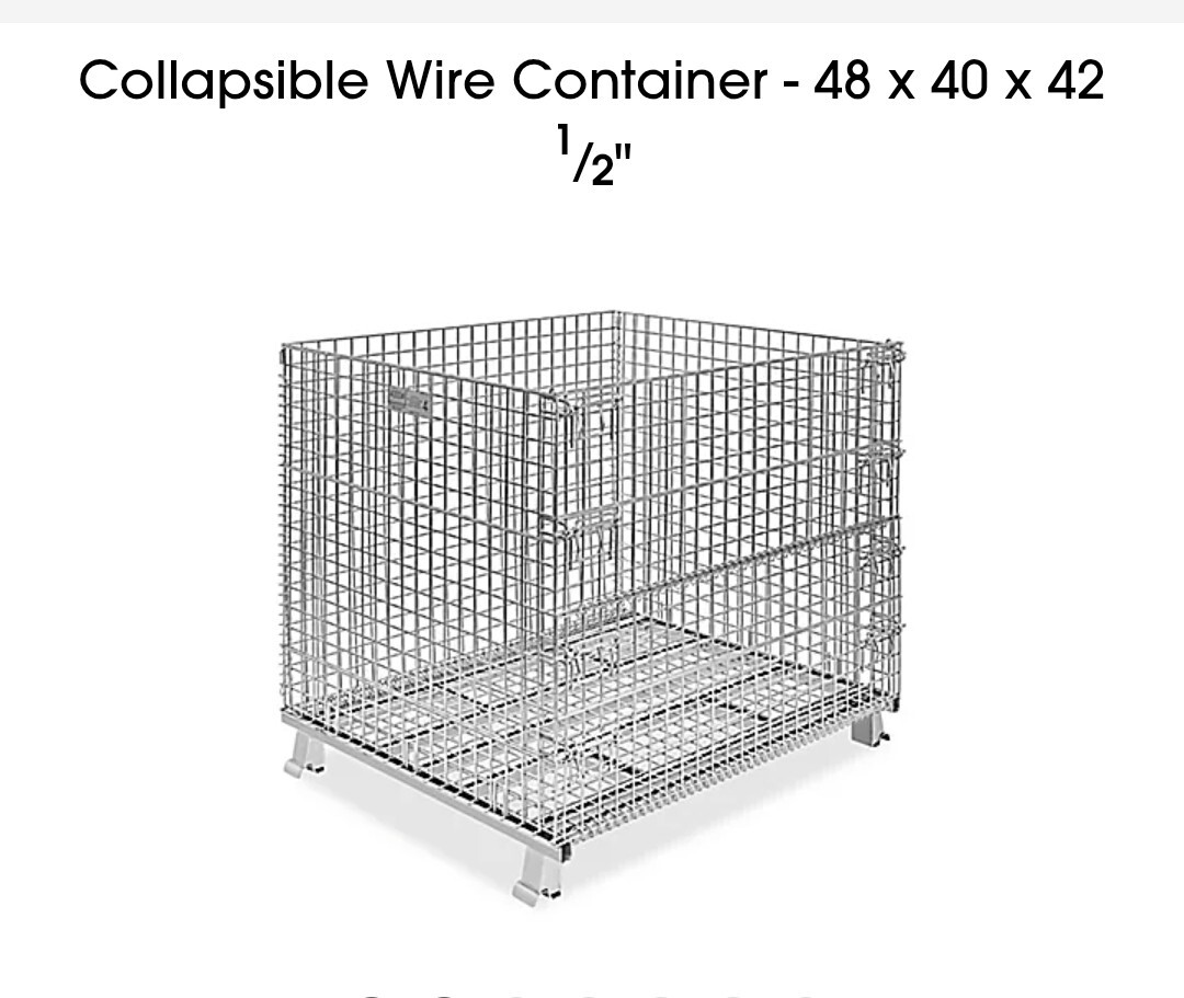 Collapsible Wire Container 