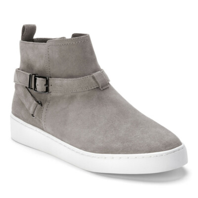 Vionic Splendid Mitzi Womens Grey Lux Comfort Zip Up Sneaker