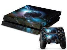 Sony PS4 PLAYSTATION 4 Skin Design Sticker Screen Protector Set - Planet Motif