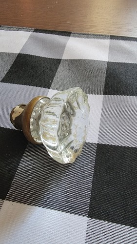 3 vecchi pomelli per porta in vetro vintage - Foto 8 di 11