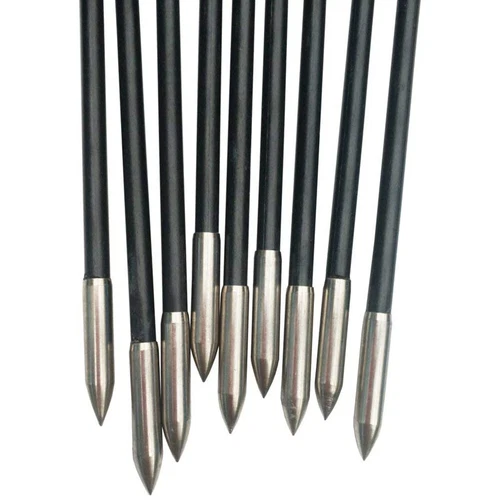 Flechas de fibra de vidrio 31" carcaj tiro con arco práctica puntos objetivo arco flecha de tiro - Imagen 9 de 23