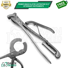Reimer Emasculator Castration Clamp 12.5" Double Crush Veterinary Inst German Gr