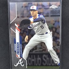 2020 Topps Chrome Freddie Freeman Los Angeles Dodgers Traded Atlanta Braves #131