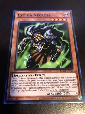 YUGIOH - Exodia Necross - LDK2-ENY09  - Common - Unlimited Ed. - NM/M
