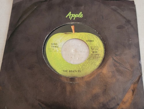 BEATLES 1969 SOMETHING / COME TOGETHER 1st Press Apple 45 2654 One Owner Vg - Foto 2 di 5