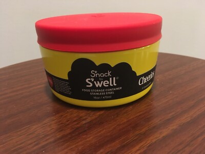 Snack by S'well Swell CHEERIOS Promo 16oz Food Storage Container Cereal Bowl NEW