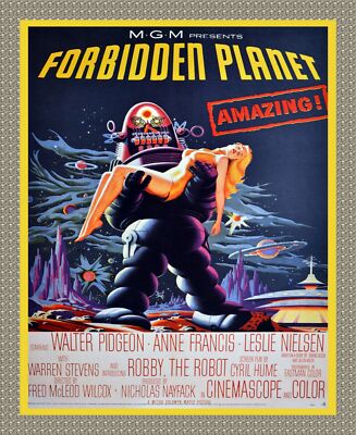 8582.Decoration movie Poster.Home Room wall art design.Forbidden Planet sci-fi