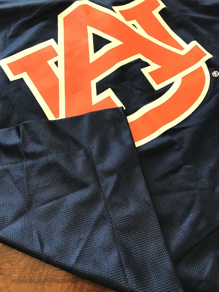 Auburn University Tigers War Eagle 2 Pillow Shams Navy Blue Orange Football - Изображение 3 из 4