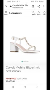 carvela mid heel