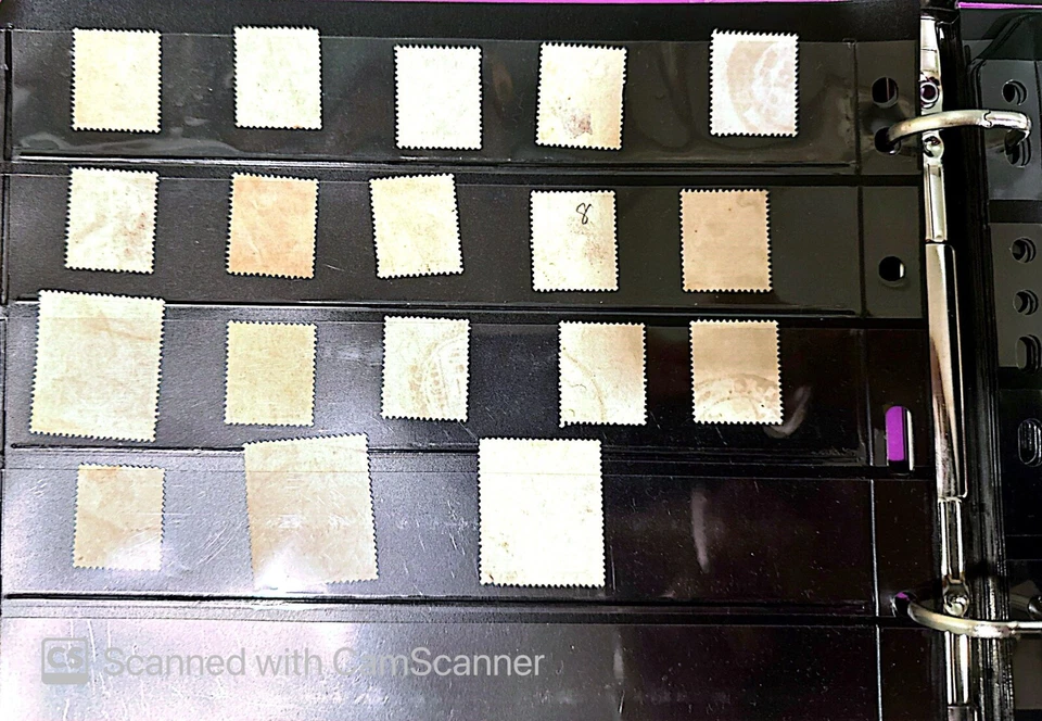 Редкая коллекция из 18 различных Британская Индия O/P Бирма KG V марки выпущенные 1926-1936 - Изображение 2 из 2